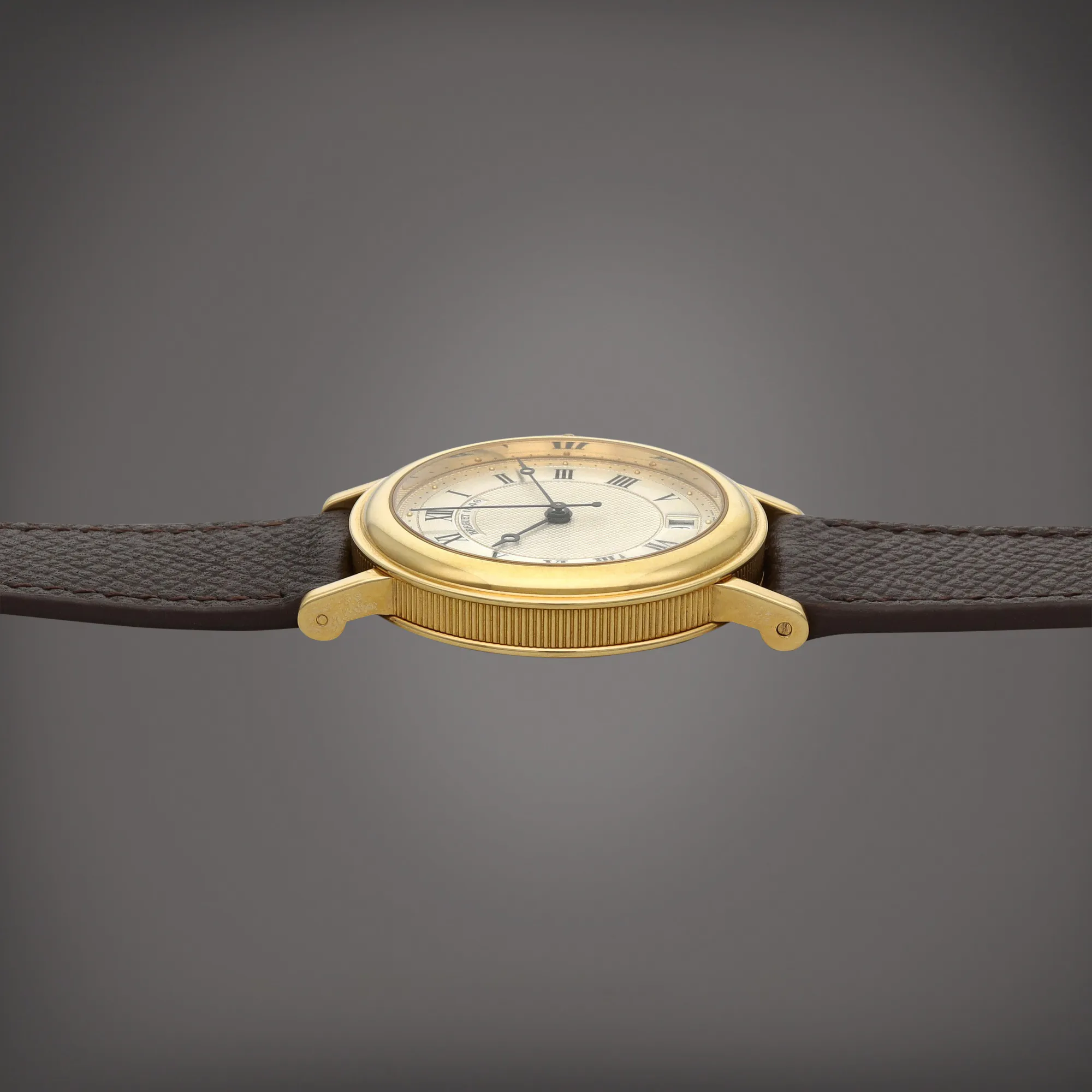 Breguet Horloger de la Marine 8400 36mm Yellow gold Silver 2