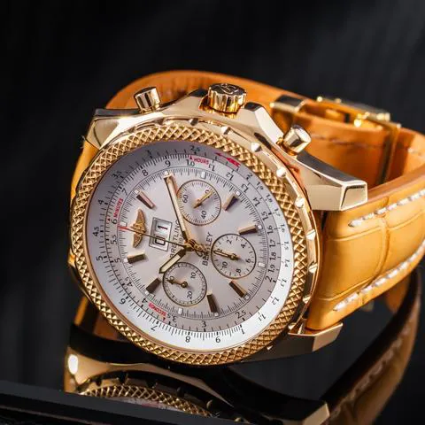 Breitling Bentley 6.75 K44362 48mm Yellow gold Silver