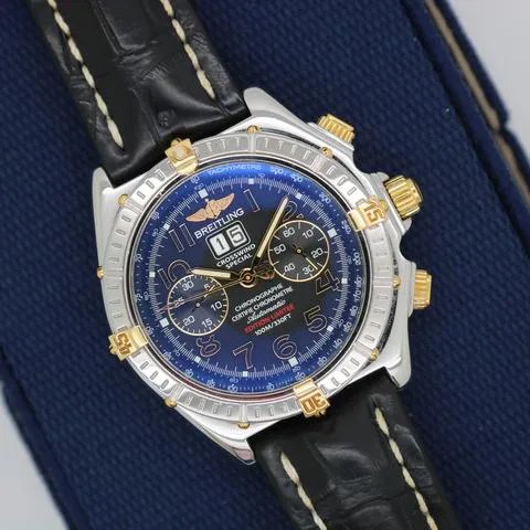 Breitling Crosswind Special B44356 44mm Yellow gold and Stainless steel Black