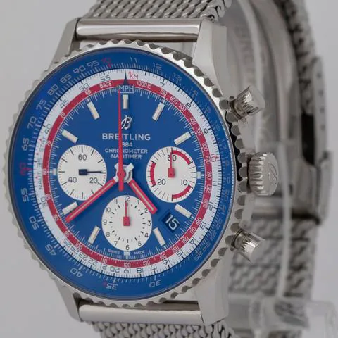 Breitling Navitimer AB0121 42mm Stainless steel Blue 2