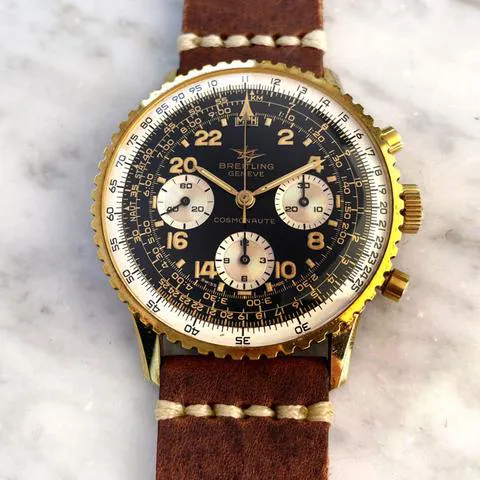 Breitling Navitimer Cosmonaute 809 41mm Yellow gold and Stainless steel Black 2