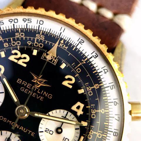 Breitling Navitimer Cosmonaute 809 41mm Yellow gold and Stainless steel Black 7