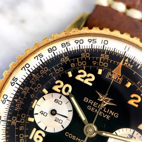 Breitling Navitimer Cosmonaute 809 41mm Yellow gold and Stainless steel Black 10