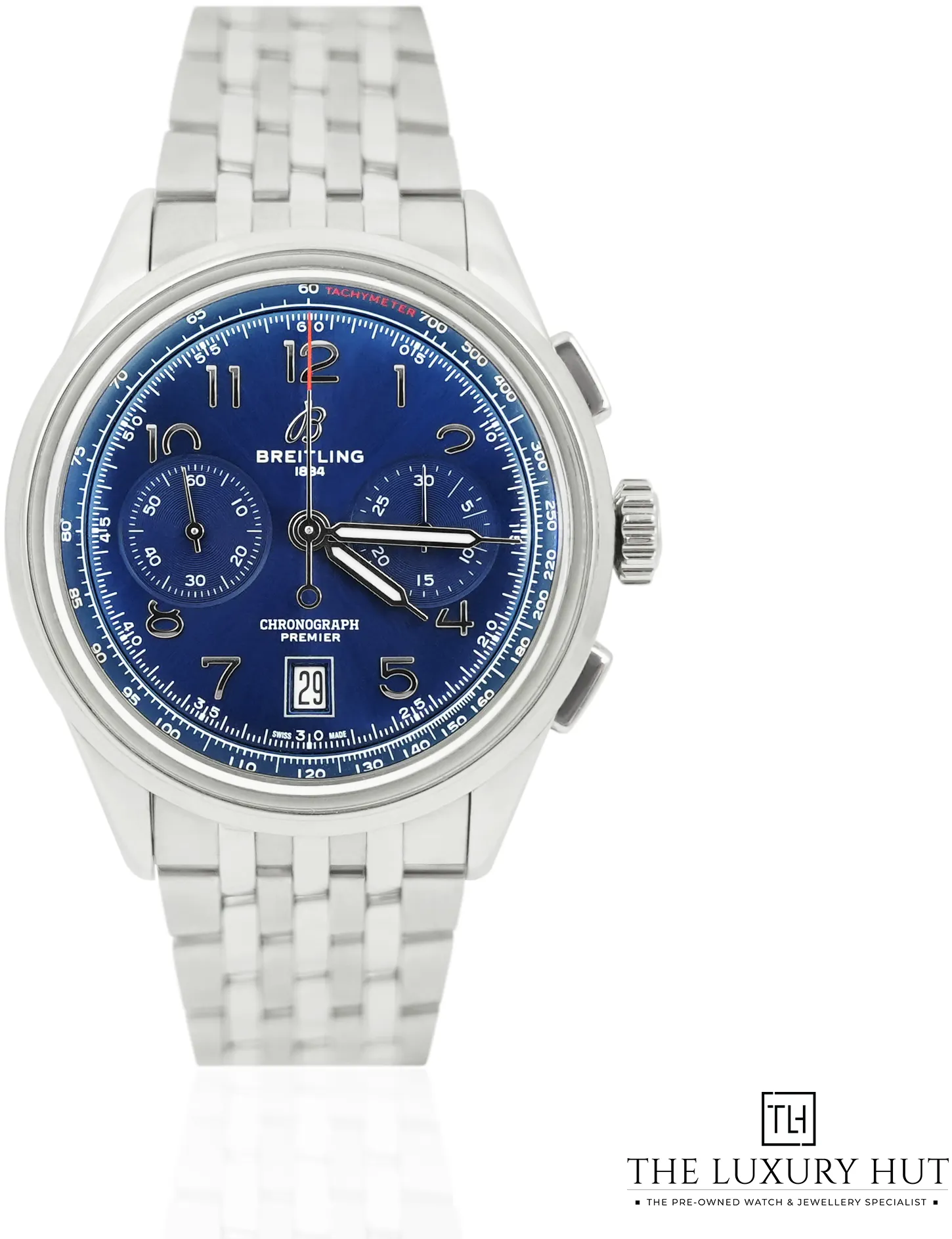 Breitling Premier AB0145 42mm Stainless steel Blue