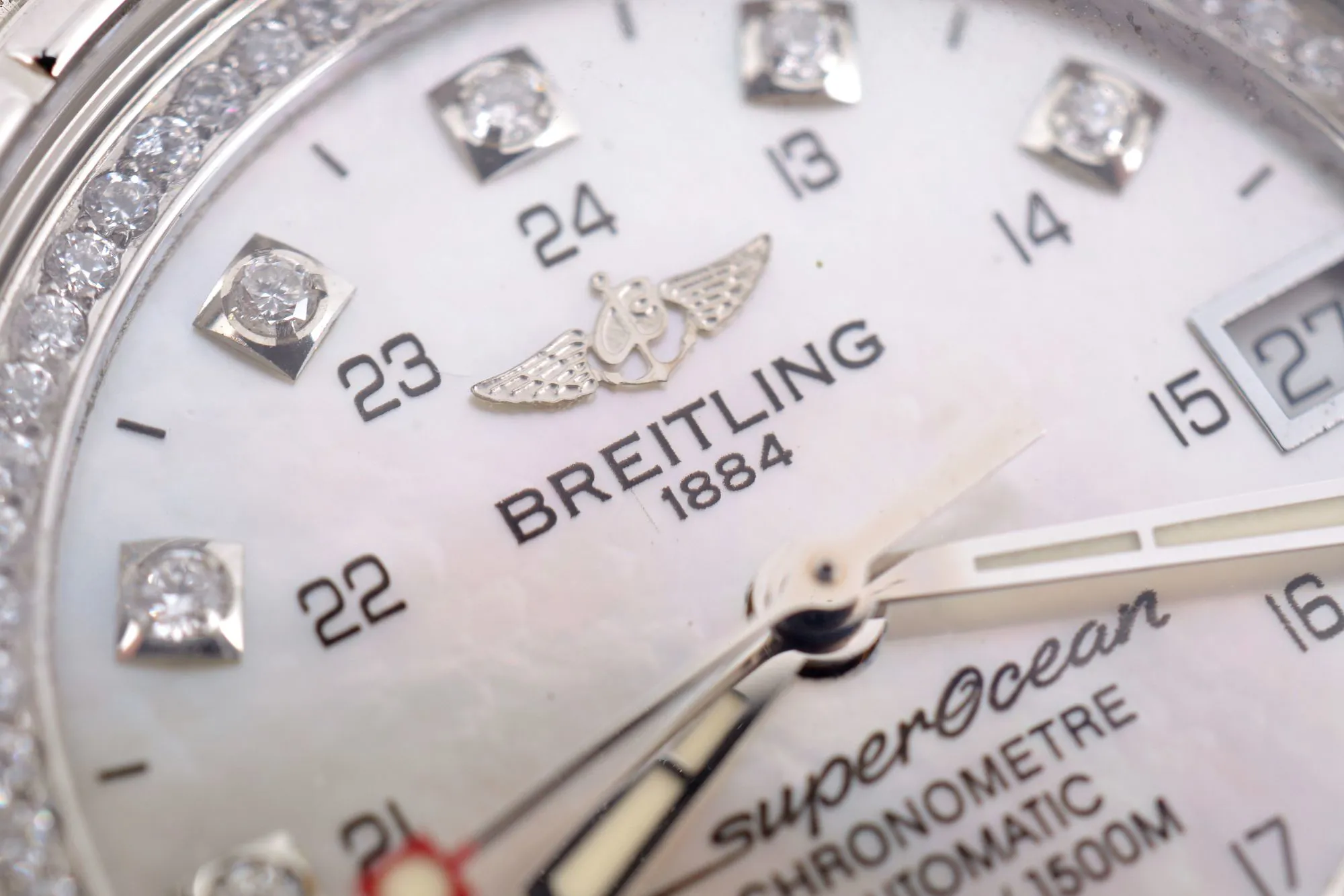 Breitling Superocean A17360 nullmm Stainless steel and diamond Mother-of-pearl 7