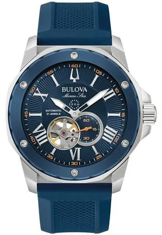 Bulova Marine Star 98A303 44mm Stainless steel Blue