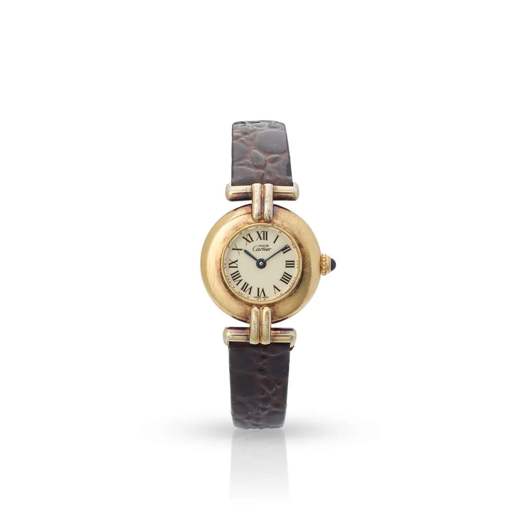 Cartier Vermeil 590002 24mm Gold plated silver