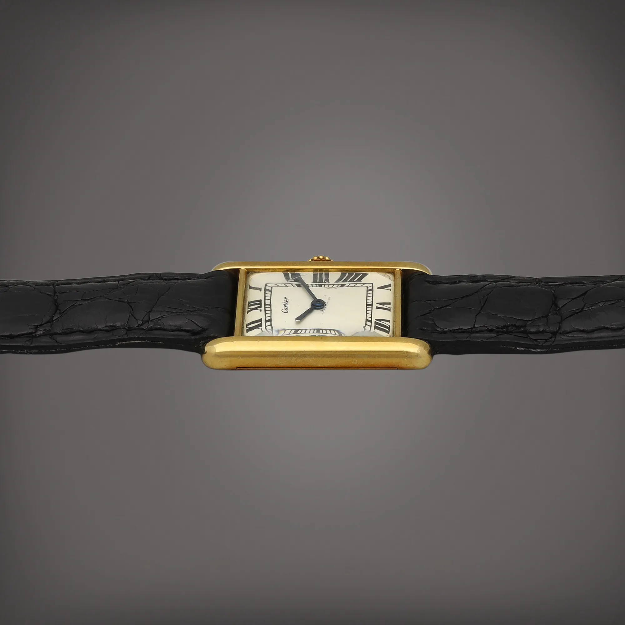 Cartier Tank 23.5mm Yellow gold White 3