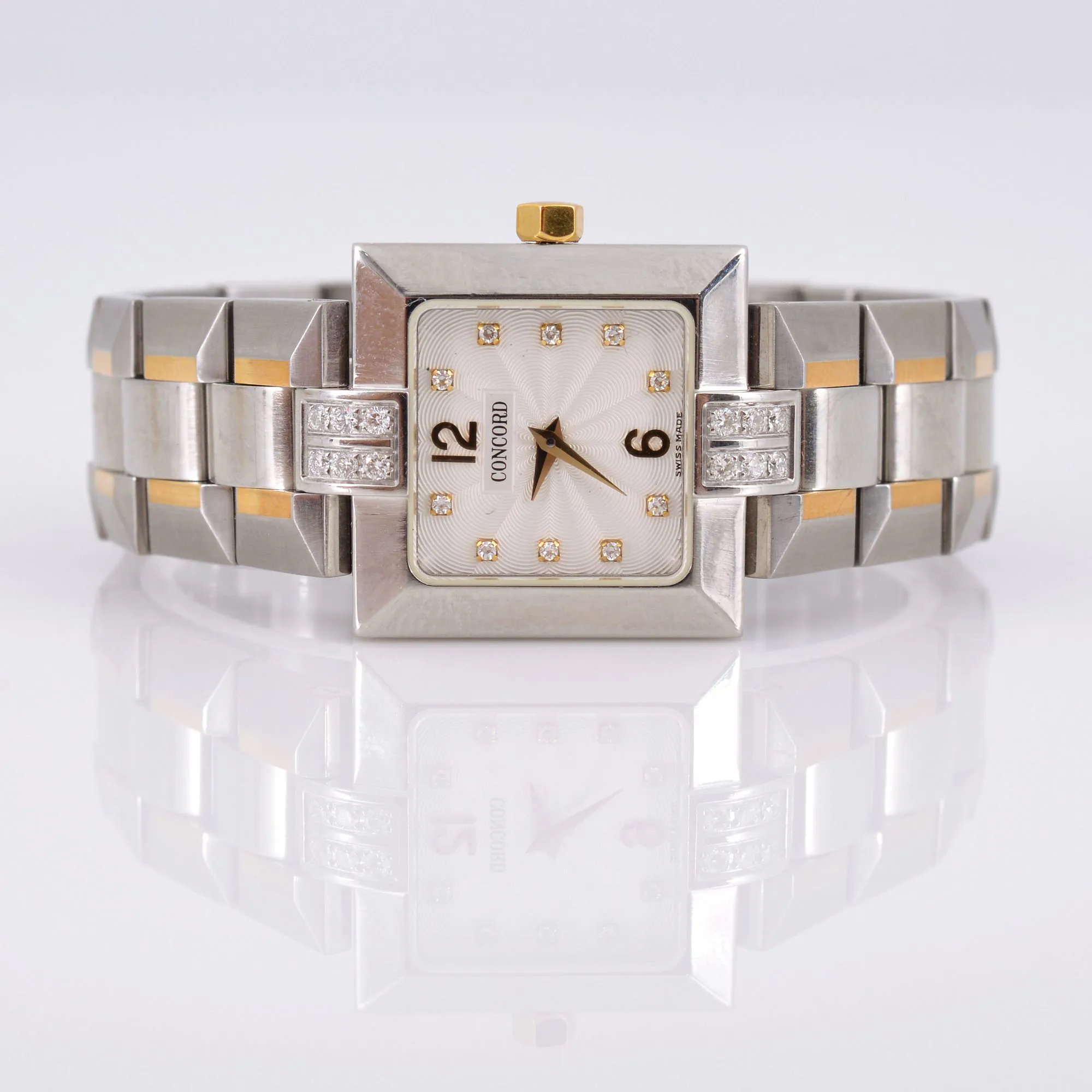 Concord La Scala Yellow gold and Stainless steel and Diamond Mother-of-pearl