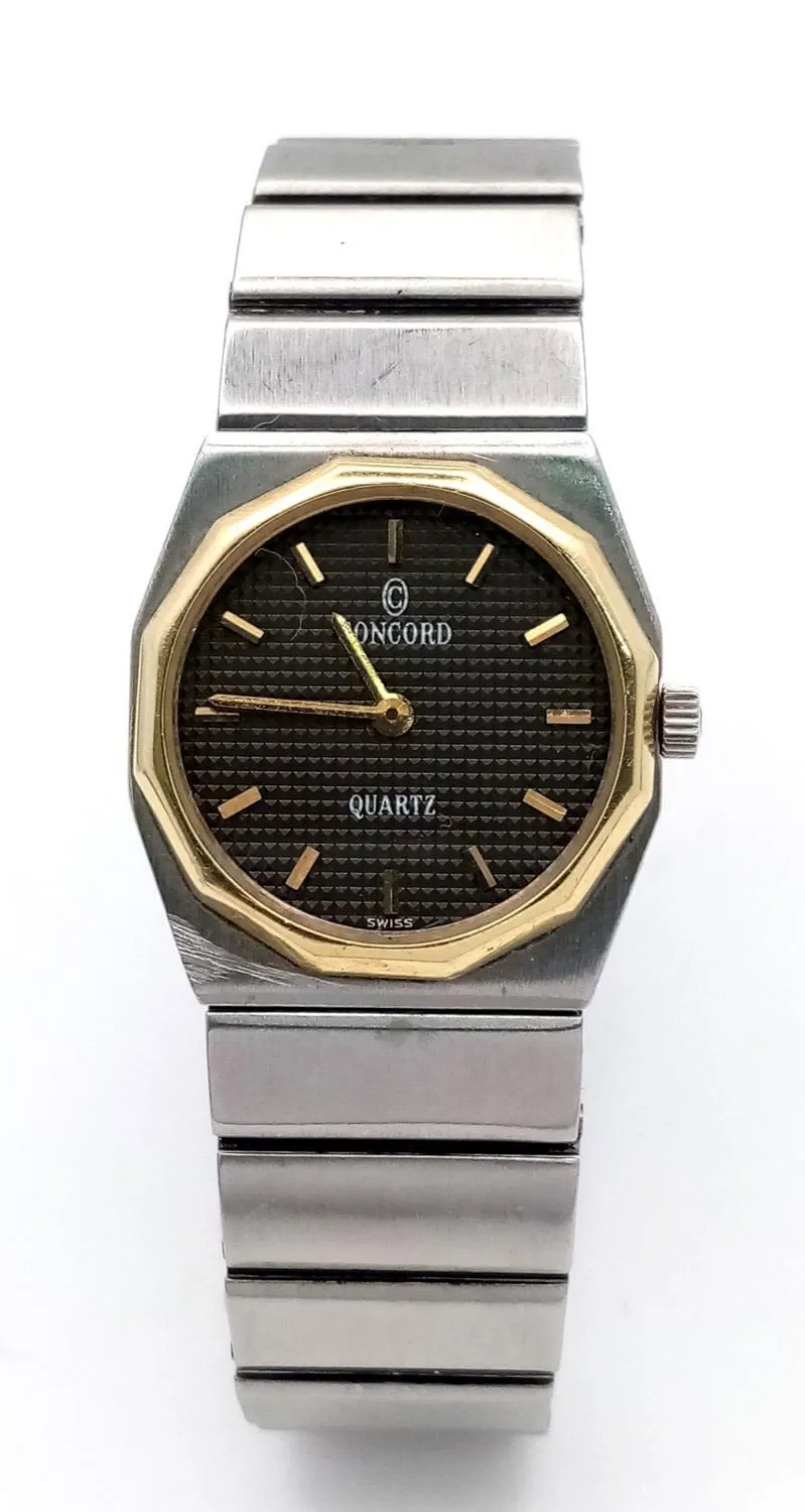 Concord 24mm Stainless steel Black