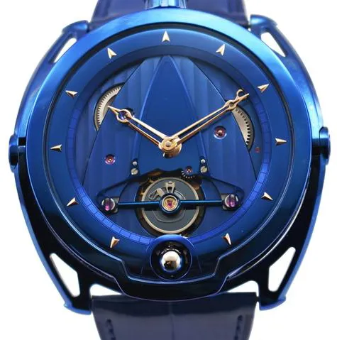 De Bethune DB28 DB28BTIBS 43mm Titanium Blue