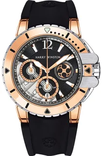 Harry Winston Ocean OCEACH44RZ005 Rose gold Black