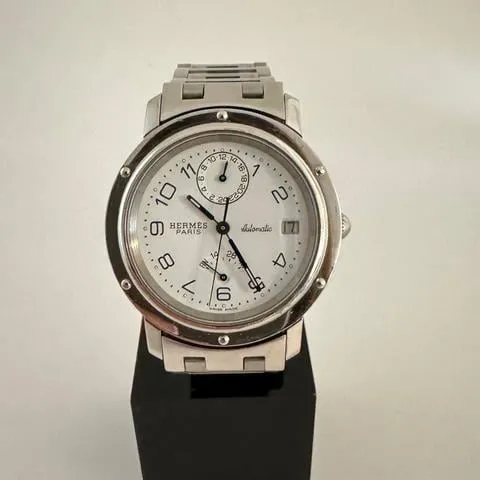 Hermès Clipper CL5.710 36mm Stainless steel White