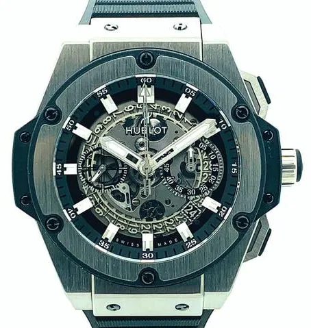 Hublot King Power 701.NX.0170.RX 48mm Titanium Skeletonized