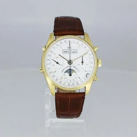 IWC 3710 36mm Yellow gold White 4