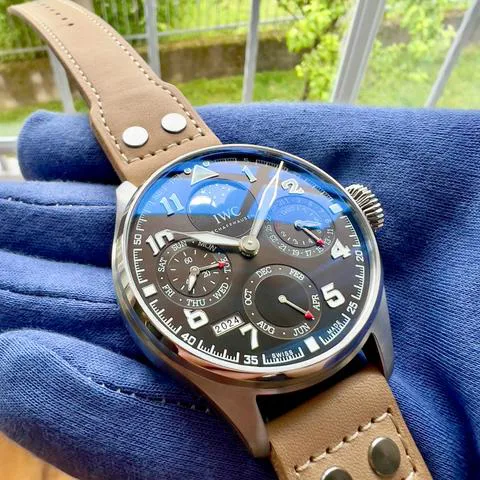 IWC Big Pilot IW503801 46mm Stainless steel Brown