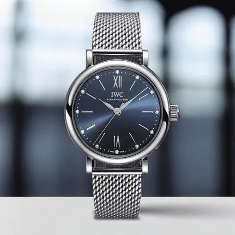 IWC Portofino Automatic IW357404 34mm Stainless steel Blue