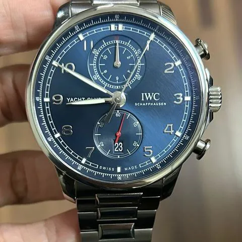 IWC Portugieser IW390701 44.5mm Stainless steel Blue