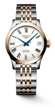 Longines Record L2.320.5.11.7 26mm Stainless steel White