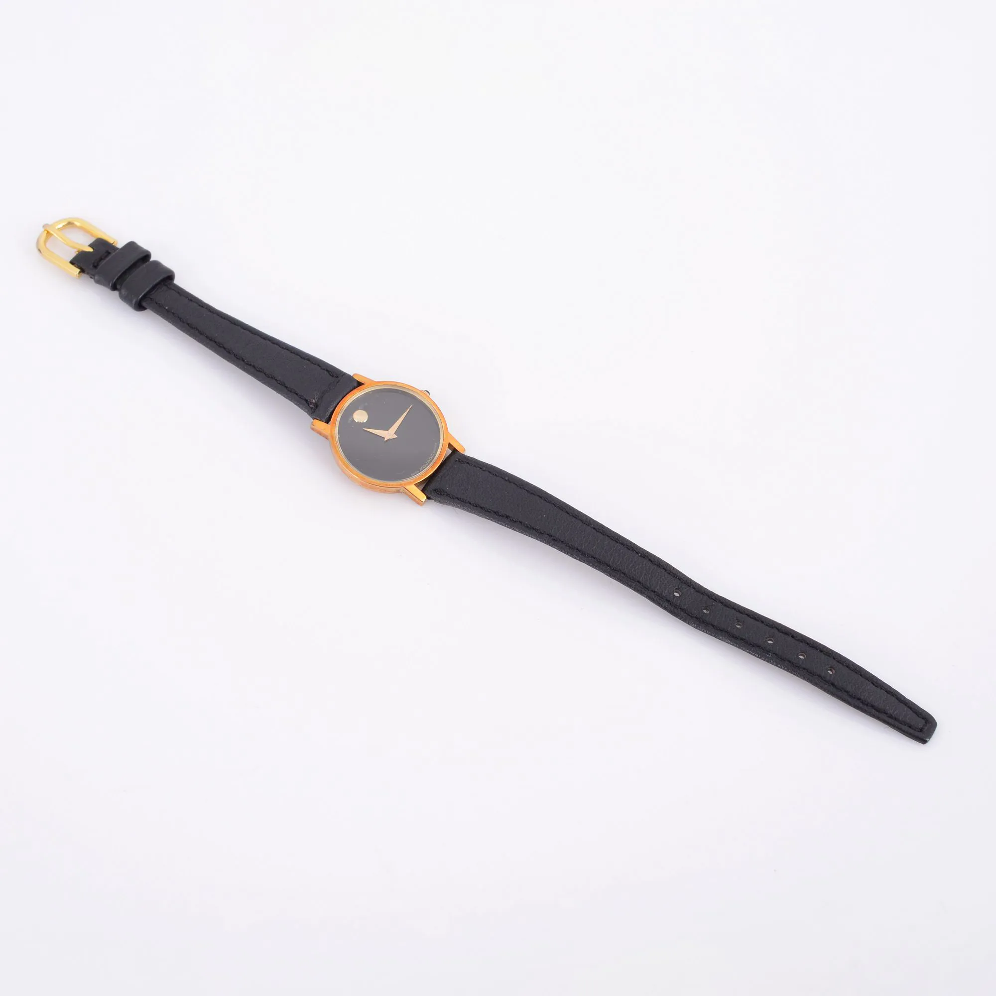 Movado Museum nullmm Yellow gold Black 3