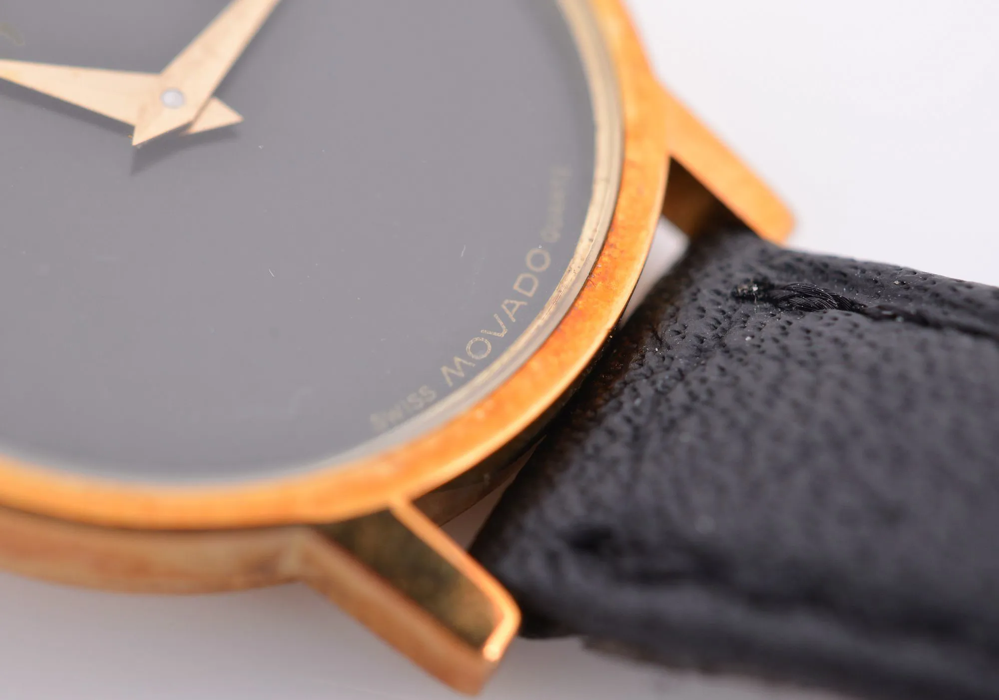 Movado Museum nullmm Yellow gold Black 8