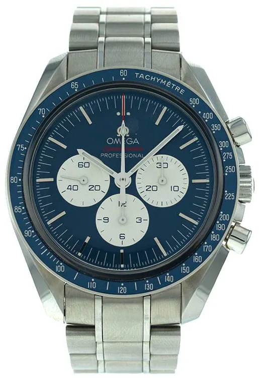 Omega Speedmaster Moonwatch 522.30.42.30.03.001 42mm Stainless steel Blue