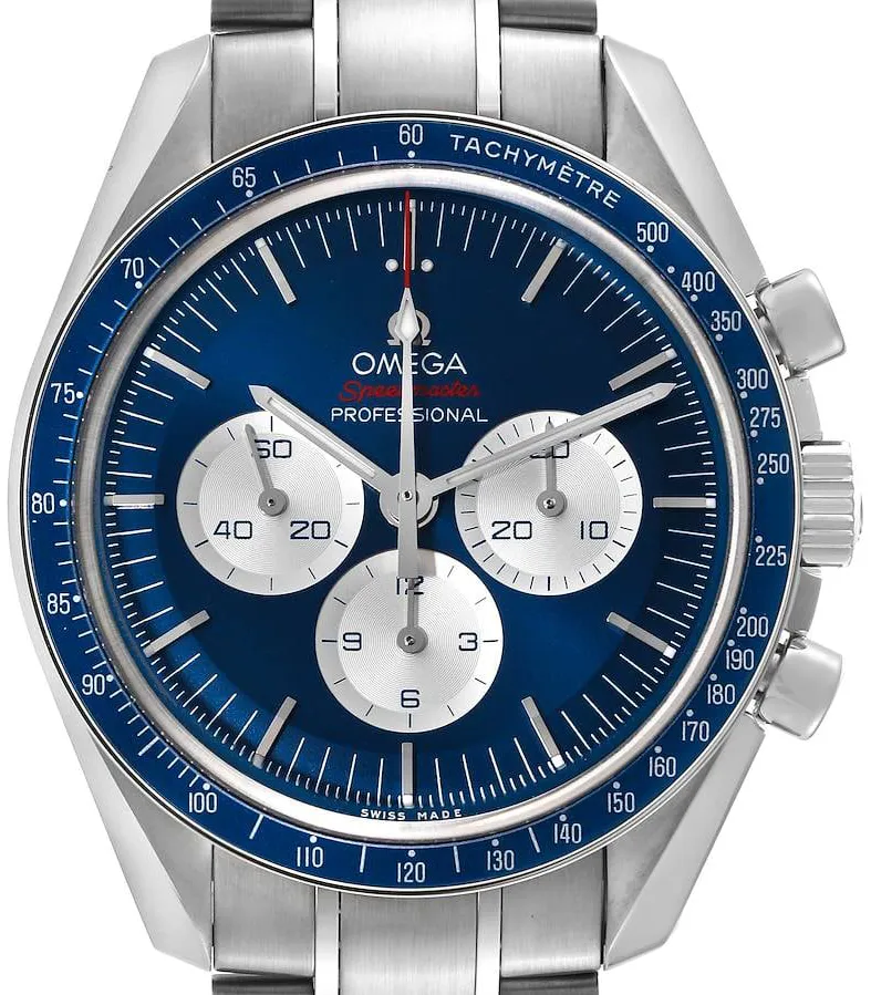 Omega Speedmaster Moonwatch 522.30.42.30.03.001 42mm Stainless steel Blue