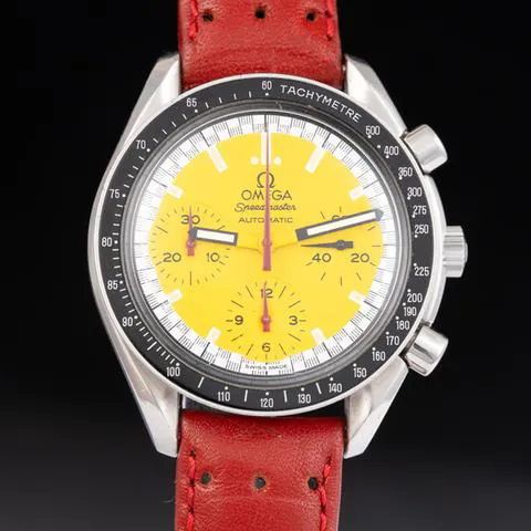 Omega Speedmaster Reduced 3810.12.40 39mm Stainless steel Yellow