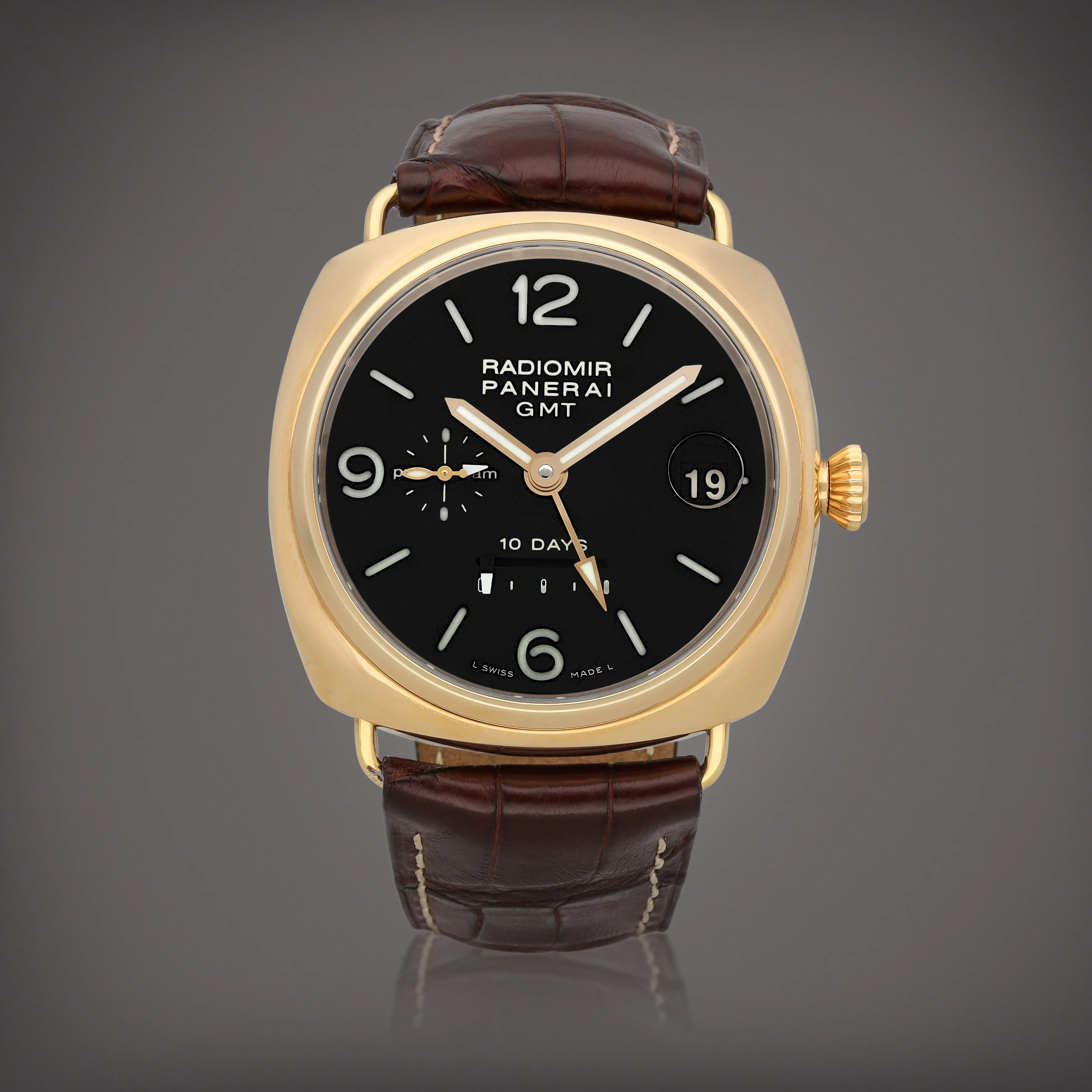 Panerai Radiomir 10 Days GMT PAM 00273 45mm Rose gold Black 1