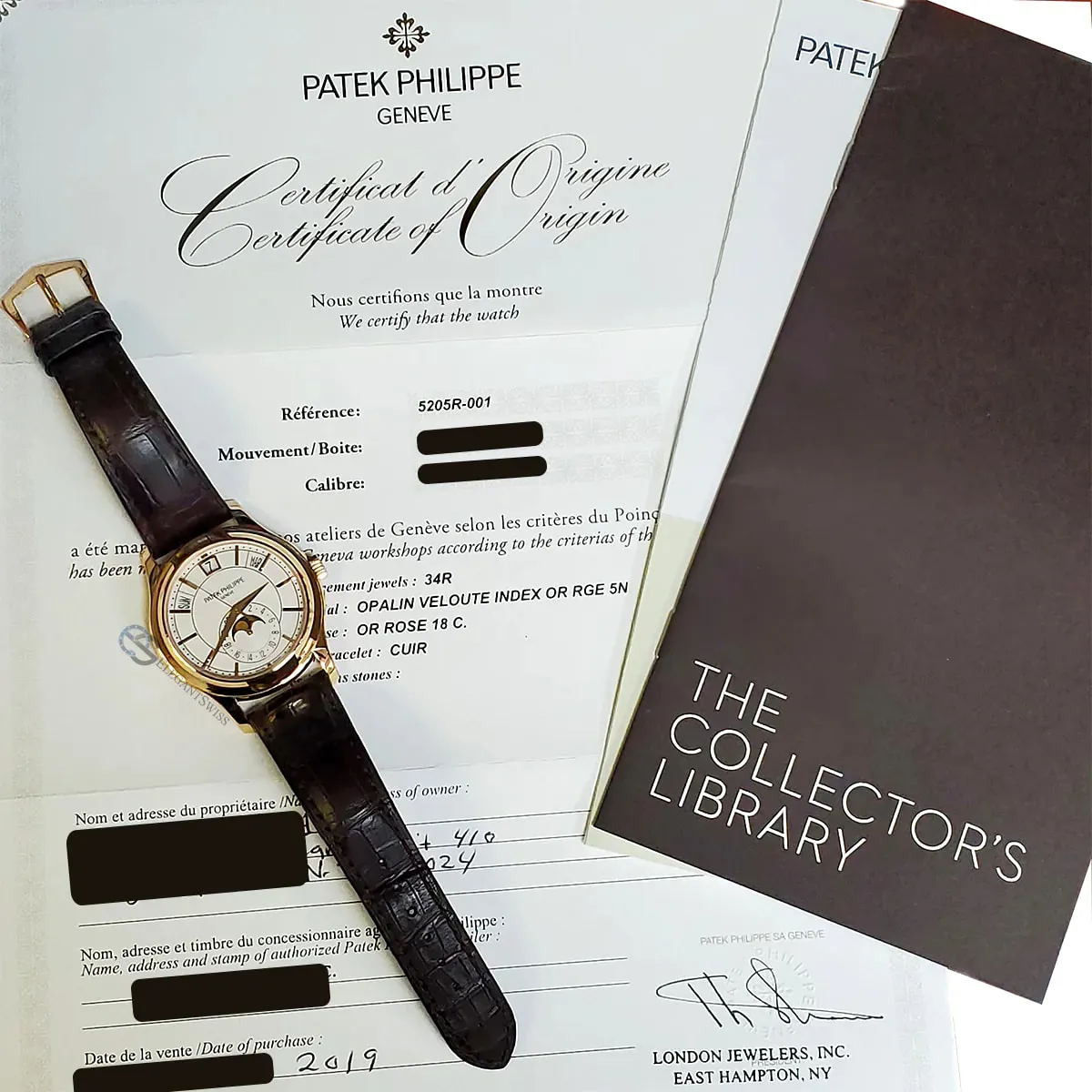 Patek Philippe Annual Calendar 5205R-001 40mm Rose gold White 5