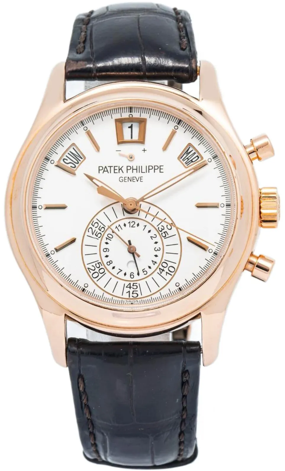 Patek Philippe Annual Calendar Chronograph 5960R-011 40.5mm Rose gold Silver