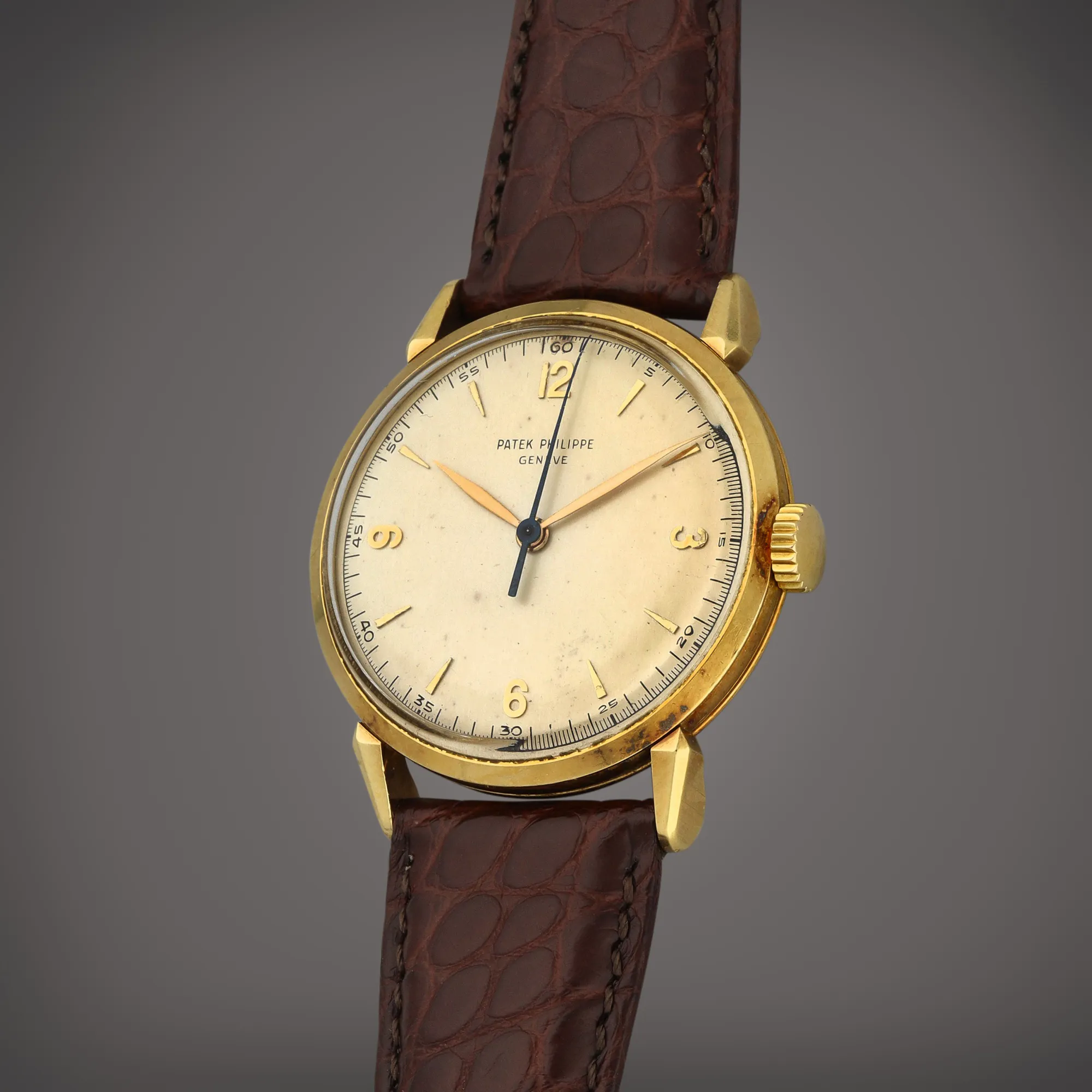 Patek Philippe Calatrava 1578 35mm Yellow gold Silver