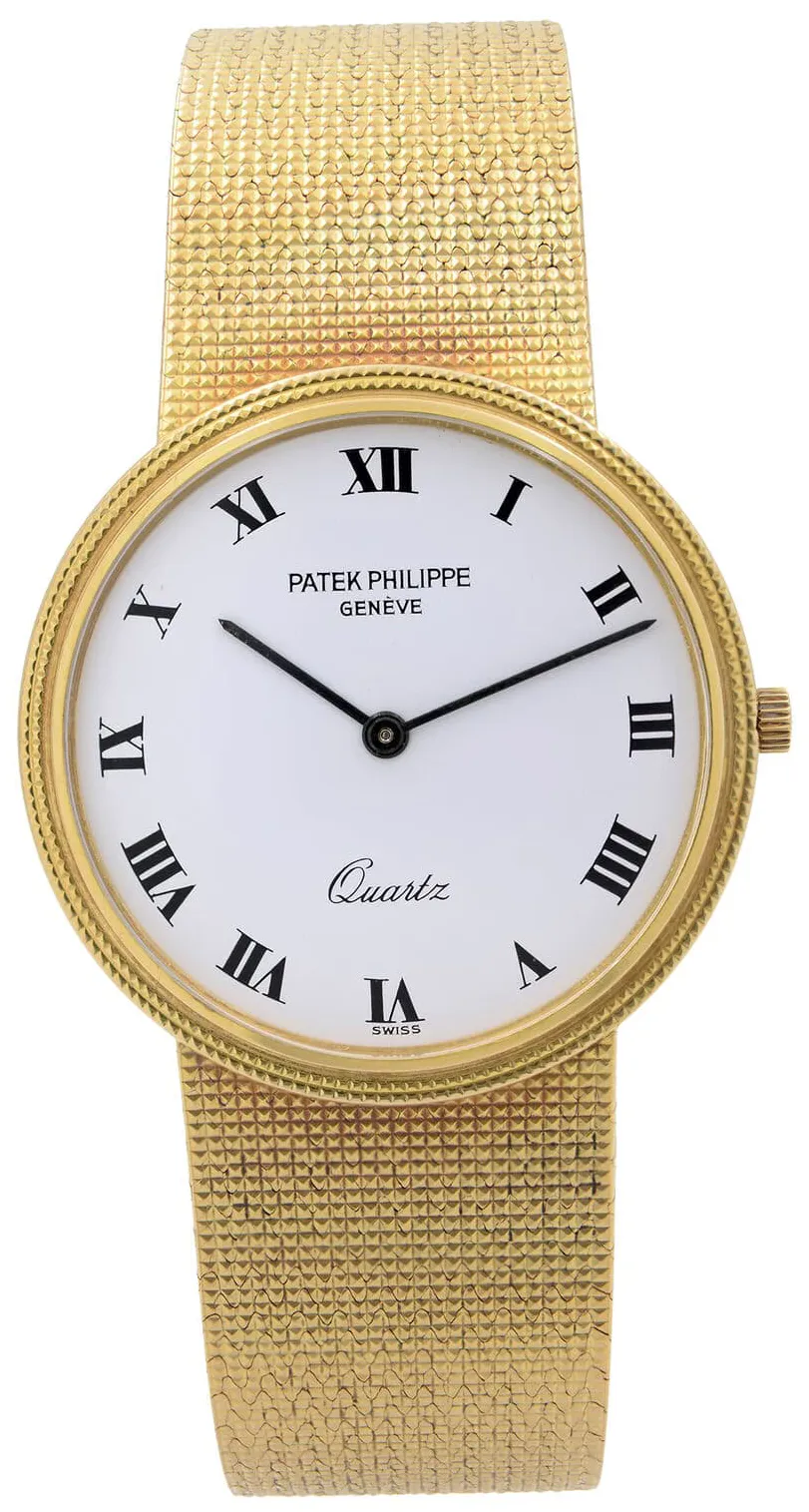 Patek Philippe Calatrava 3744/1 33mm Yellow gold White