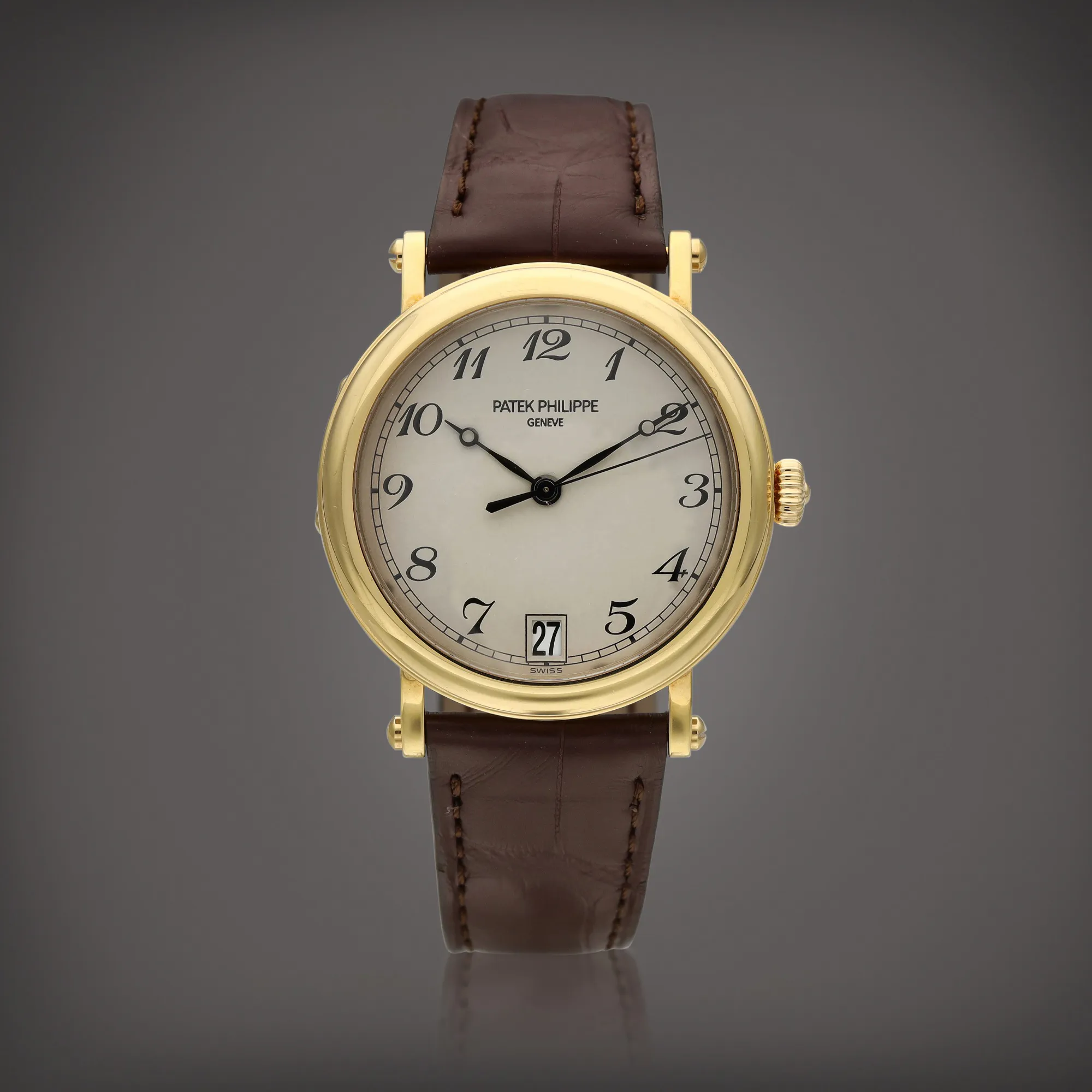 Patek Philippe Calatrava 5053J-001 35.5mm Yellow gold Silvered 1