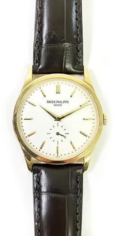 Patek Philippe Calatrava 5196J-001 37mm Yellow gold Silver