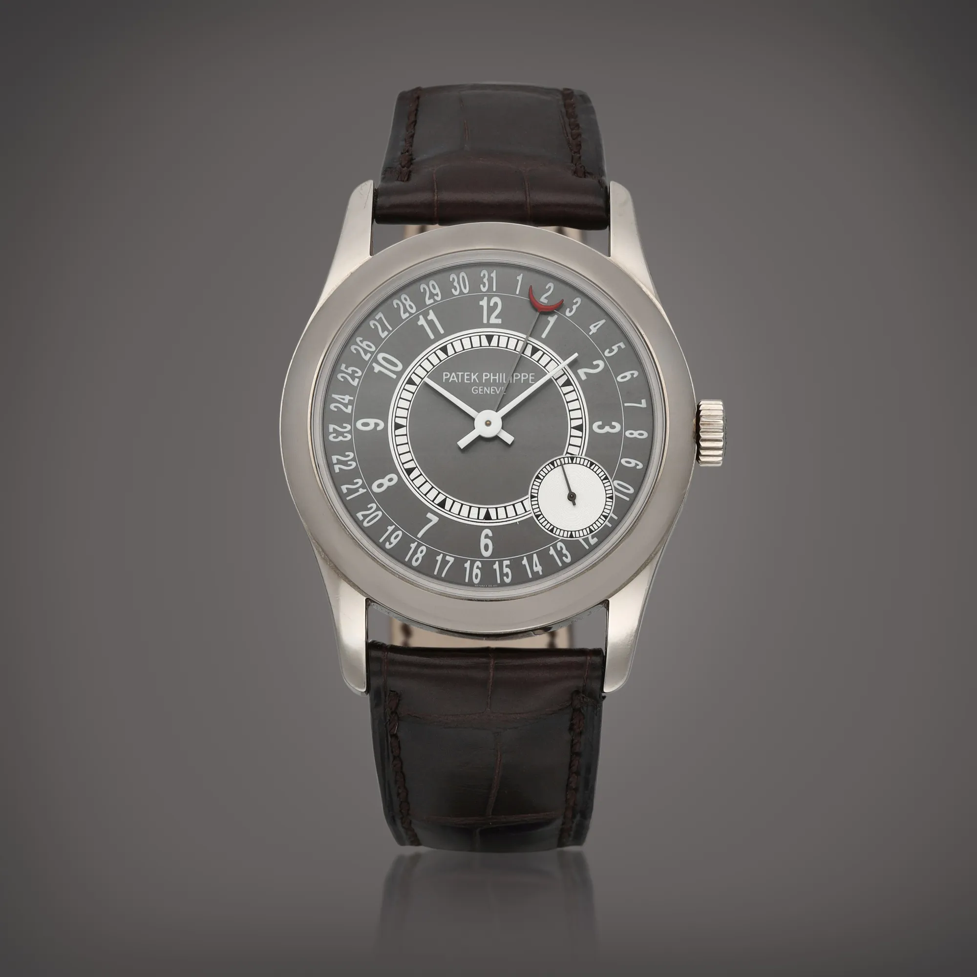 Patek Philippe Calatrava 6000G-010 37mm White gold Gray 2