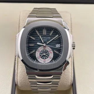 Patek Philippe Nautilus Chronograph 5980/1A-001 Stainless steel Blue