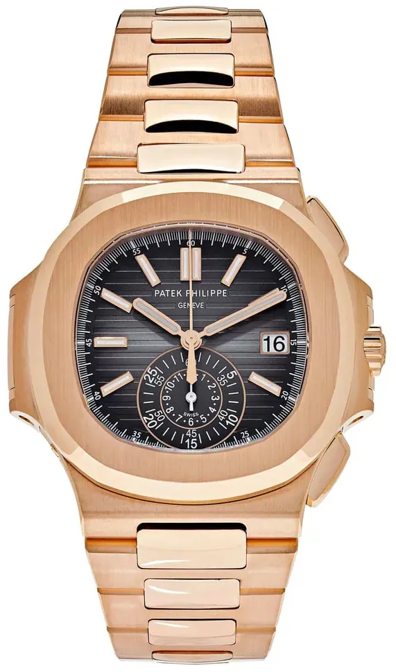 Patek Philippe Nautilus 5980/1R-001 40.5mm Rose gold Black