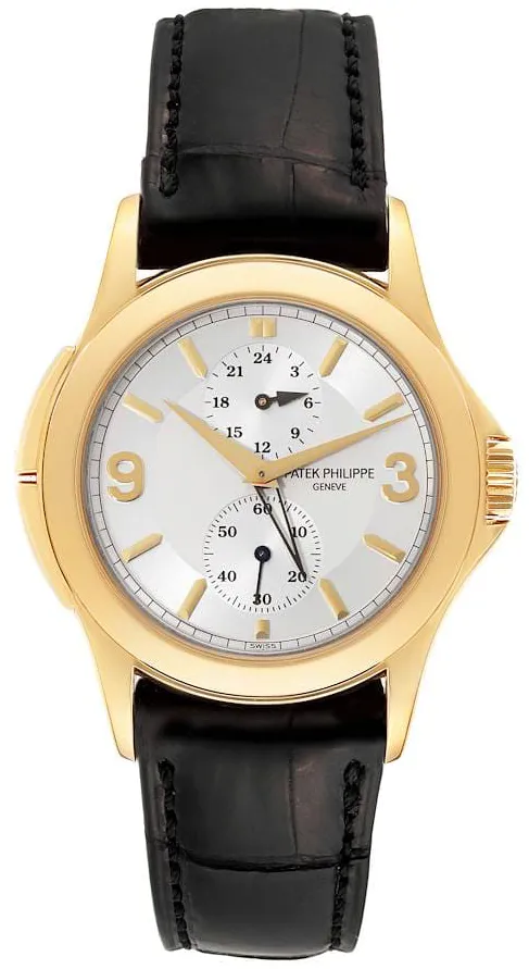 Patek Philippe Travel Time 5134J 37mm Yellow gold Silver