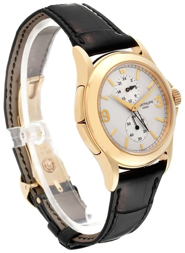 Patek Philippe Calatrava 5134J 37mm Yellow gold Silver 2