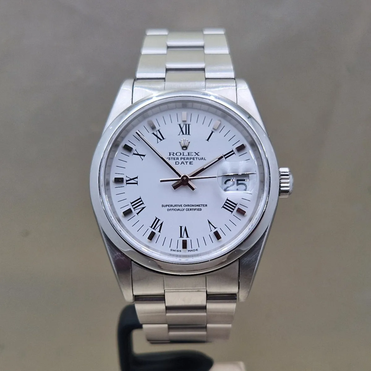 Rolex Oyster Perpetual Date 15200 34mm ACCIAIO BIANCO