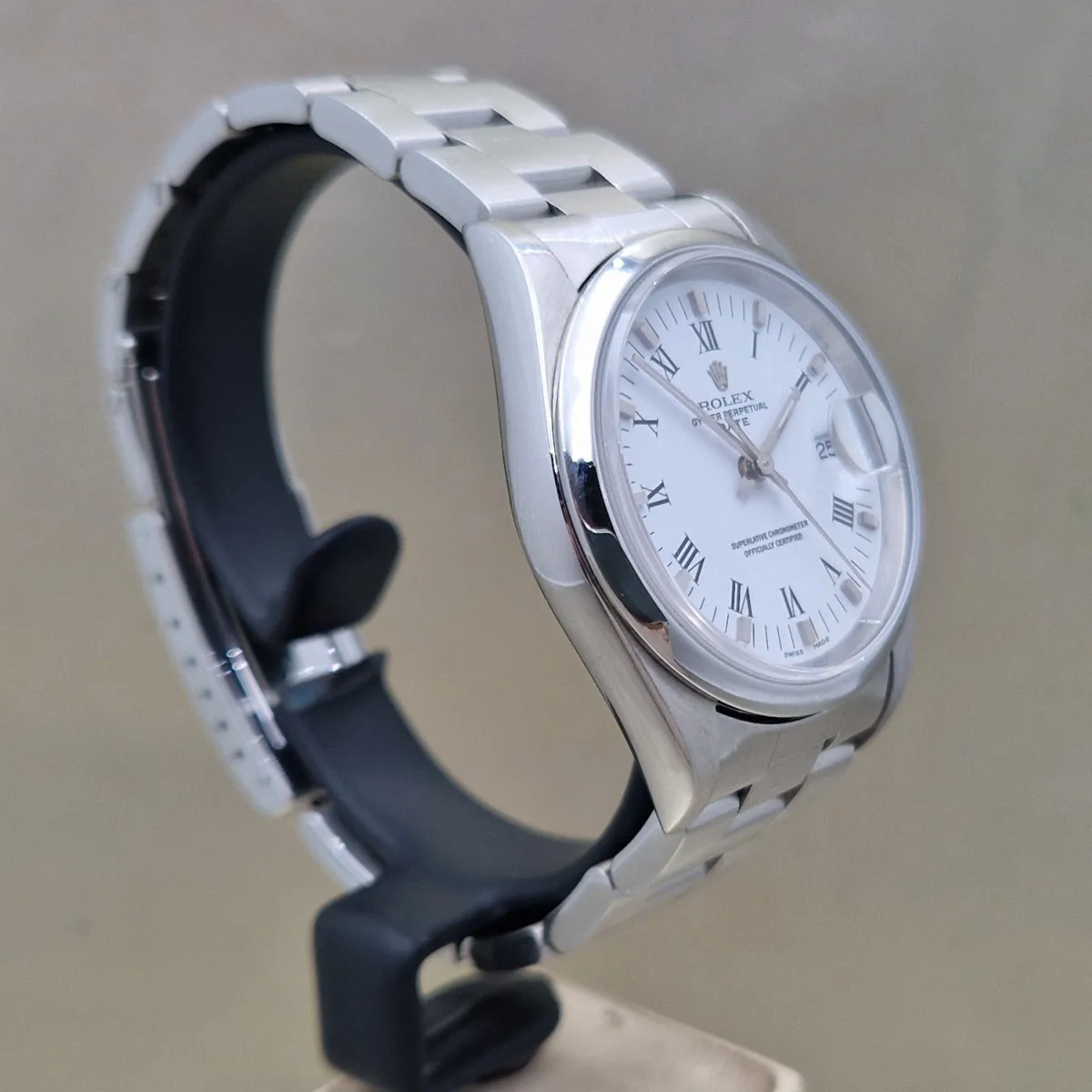 Rolex Oyster Perpetual Date 15200 34mm ACCIAIO BIANCO 2