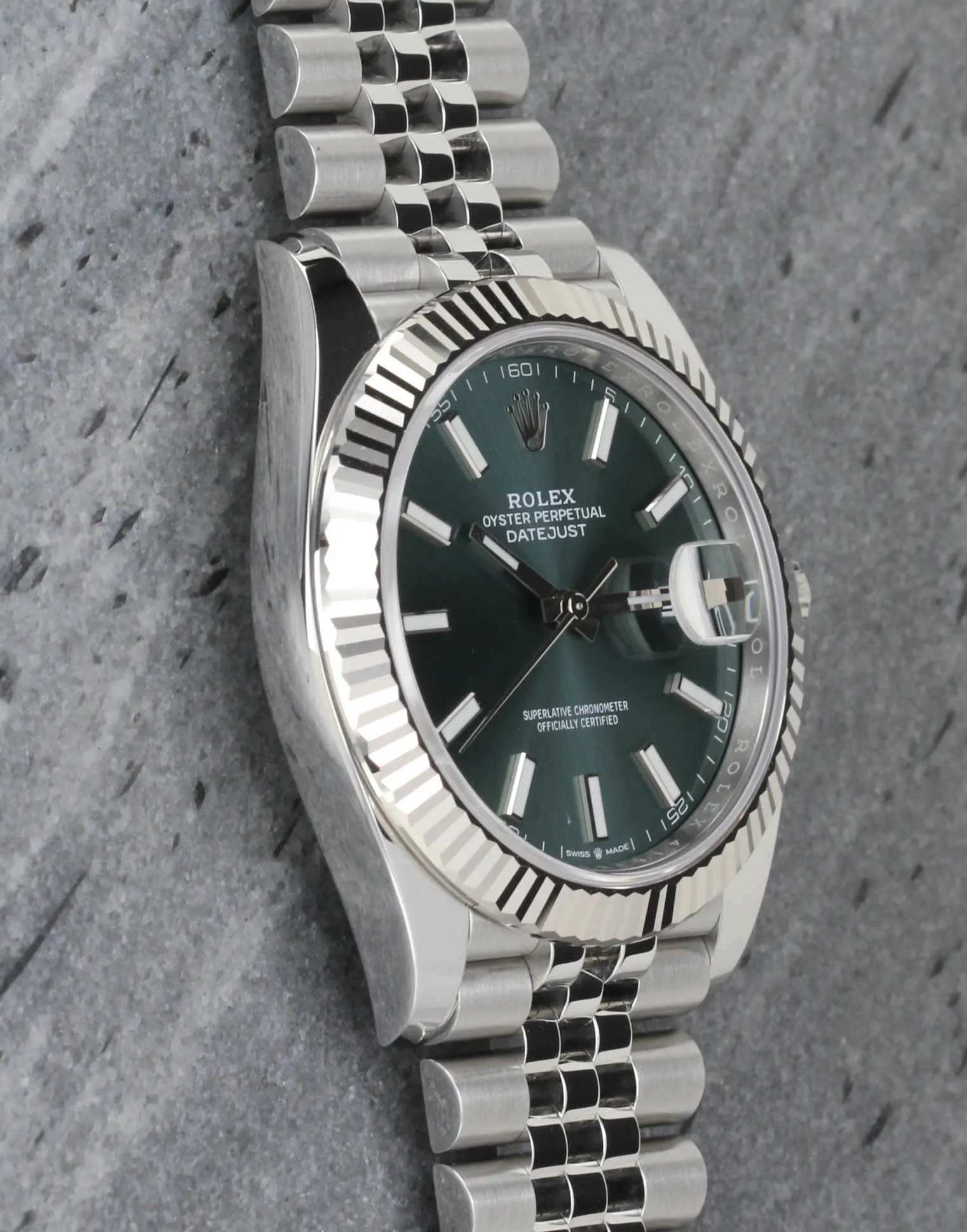 Rolex Datejust 126334 41mm Stainless steel Green 2