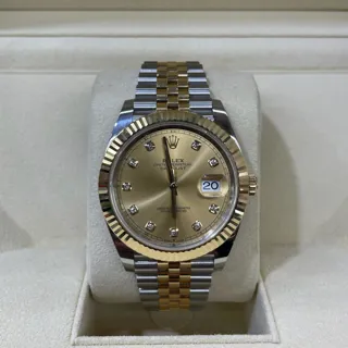 Rolex Datejust 36 126233-0017 Yellow gold and Oystersteel Golden