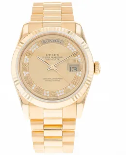 Rolex Day-Date 36 118238-0126 Yellow gold Champagne