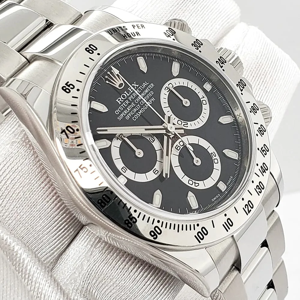 Rolex Daytona 116520-0015 40mm Stainless steel Black