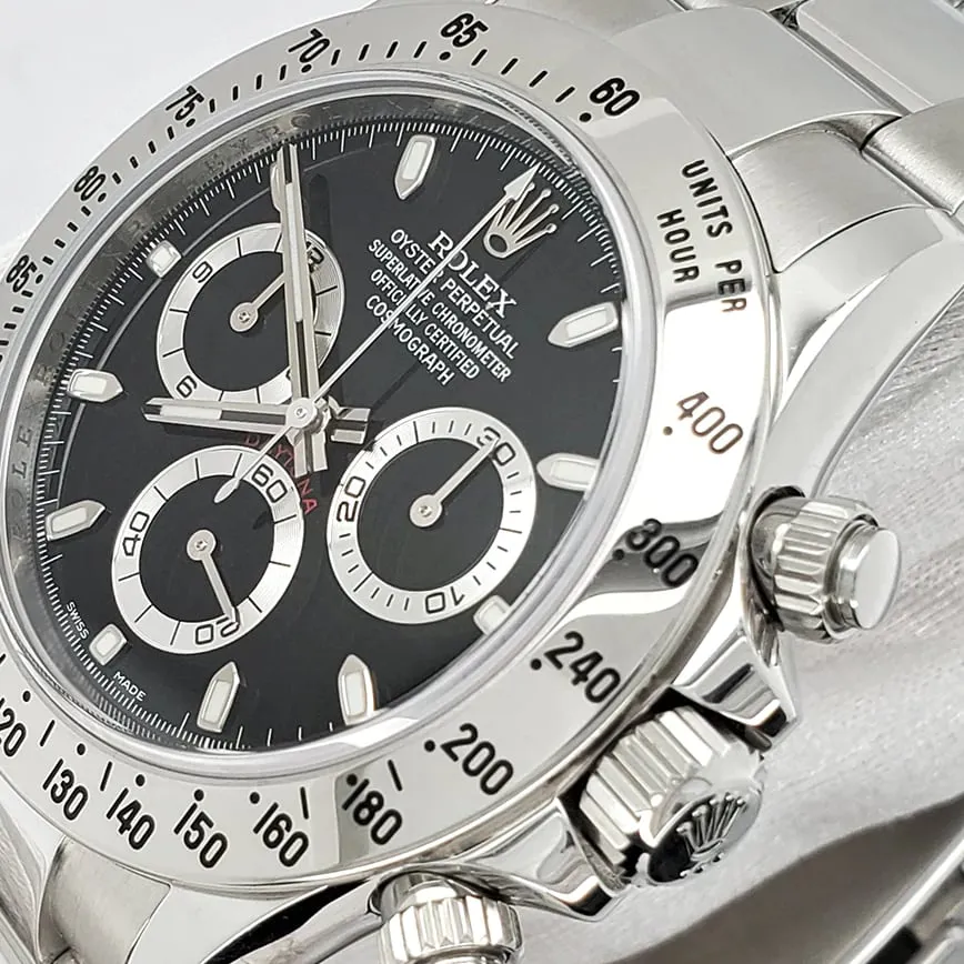 Rolex Daytona 116520-0015 40mm Stainless steel Black 1