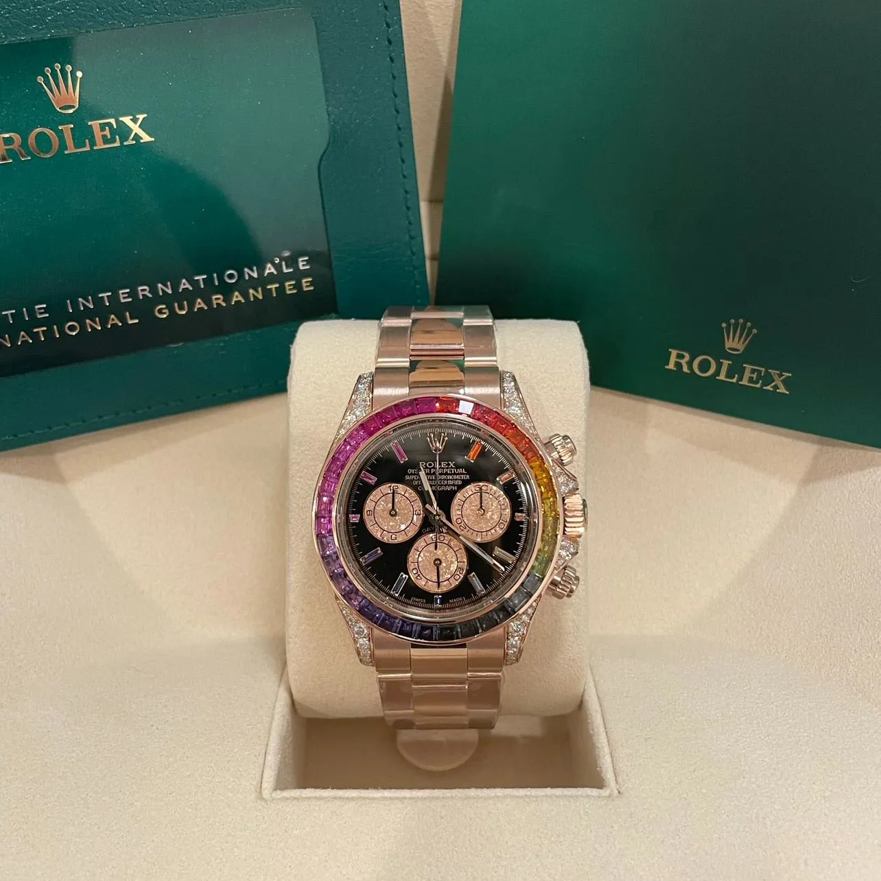 Rolex Daytona 116595RBOW-0001 40mm Rose gold Black