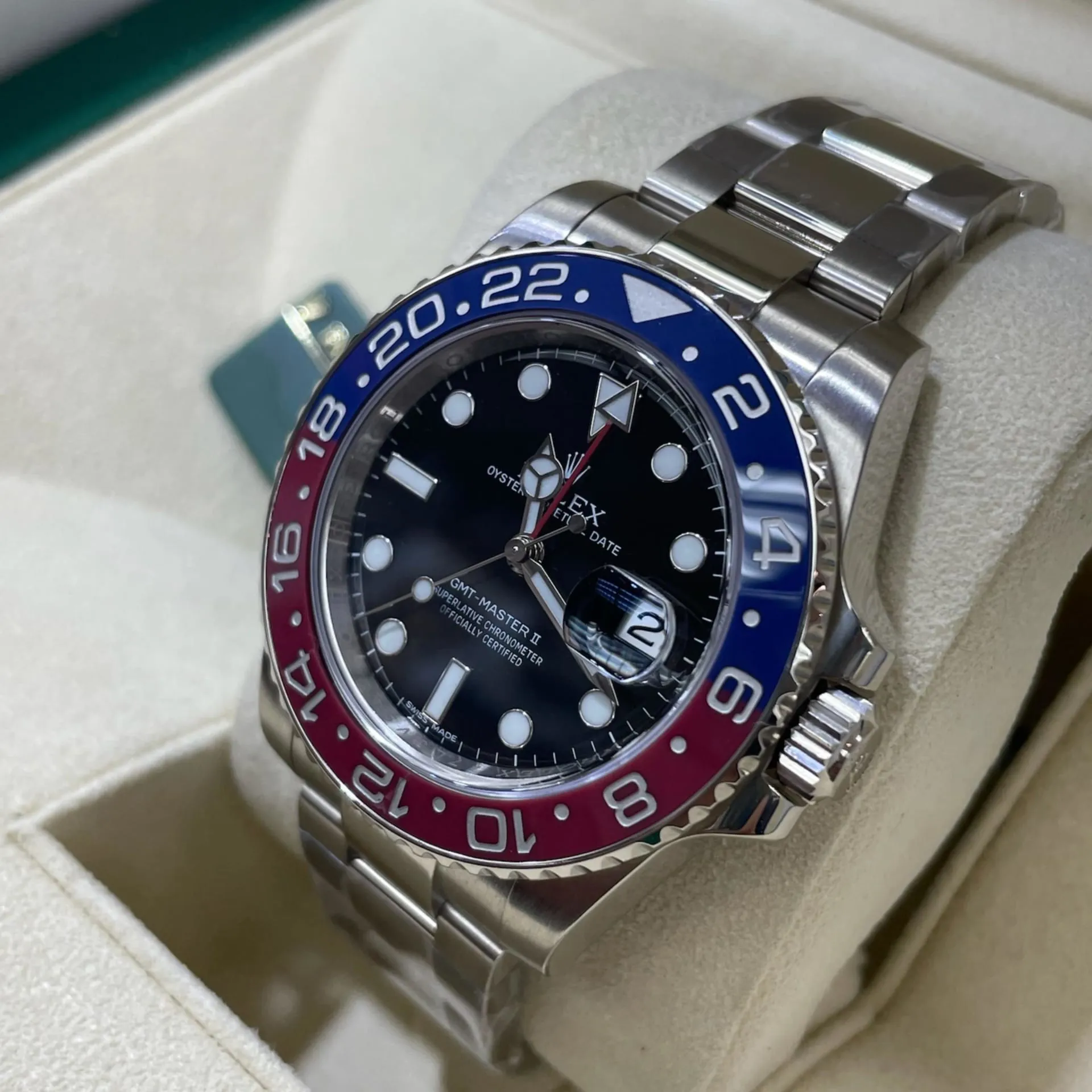 Rolex GMT-Master II 116719BLRO-0001 40mm White gold Black 1