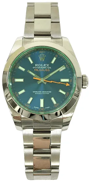 Rolex Milgauss 116400GV-0002 40mm Stainless steel Blue